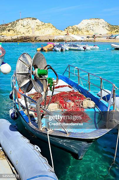 tremiti islands italy - san nicolas island stock pictures, royalty-free photos & images