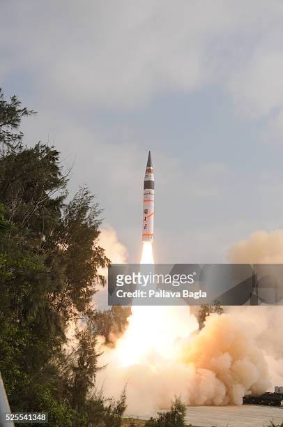 Wheeler Island, Odisha, India India successfully launches its longest range nuclear weapon capable inter-continental ballistic missile the Agni-5....
