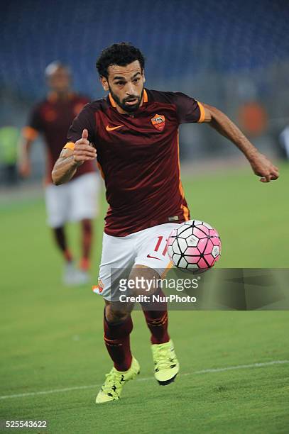 Mohamed Salah during the Soccer AS ROMA presentation team for the season 2015-2016 Rome, Italy, on 14th August 2015