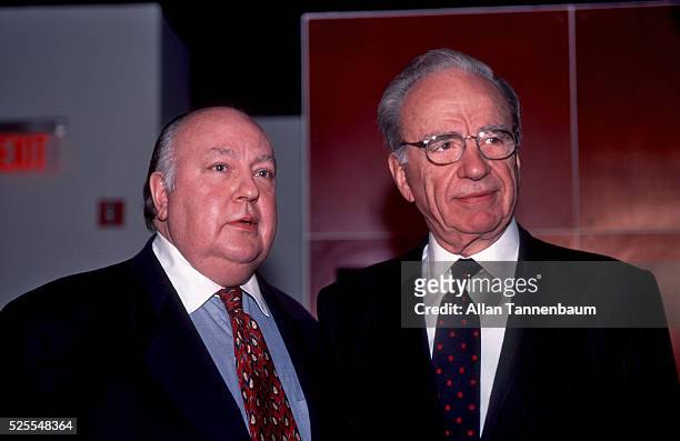 Rupert Murdoch names Roger Ailes as the head of Fox News, New York, New York, January 30, 1996.