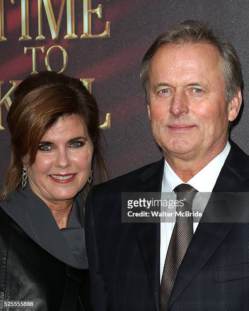 John Grisham & wife Renee Grisham attends the Broadway Opening Night Performance of 'A Time To Kill' at the Golden Theatre in New York City on...