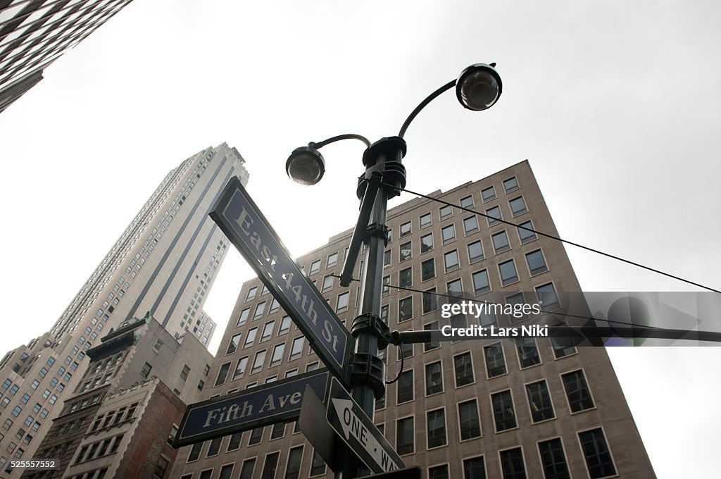 USA - Morgan Stanley Smith Barney Building on 522 Fifth Avenue In New York