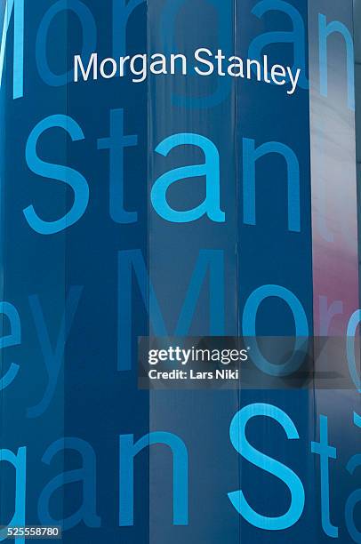 Daytime view of the Morgan Stanley Headquarters on 1585 Broadway in New York City. Facebook and a number of banks are being sued by Facebook...