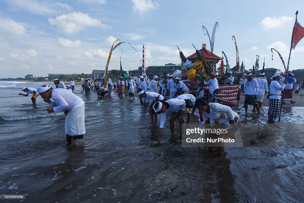 Melasti Ceremony in Bali