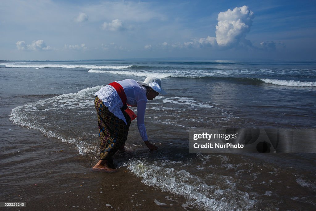 Melasti Ceremony in Bali