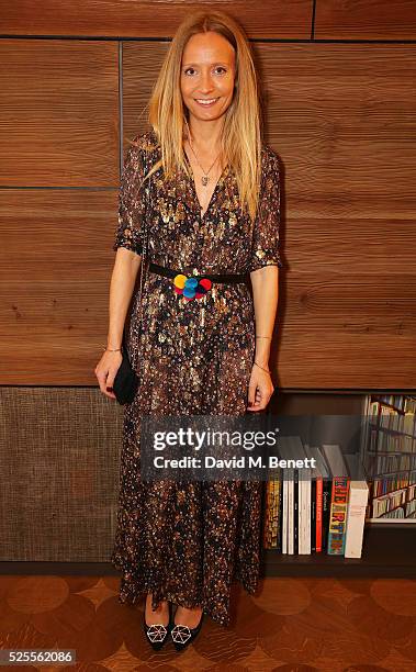 Martha Ward attends the BFC Fashion Trust x Farfetch cocktail reception on April 28, 2016 in London, England.
