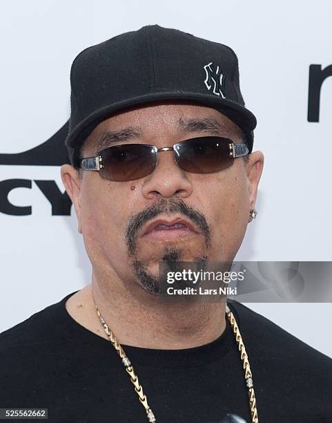 Ice-T attends Something For Nothing: The Art of Rap premiere at Alice Tully Hall in New York City. �� LAN