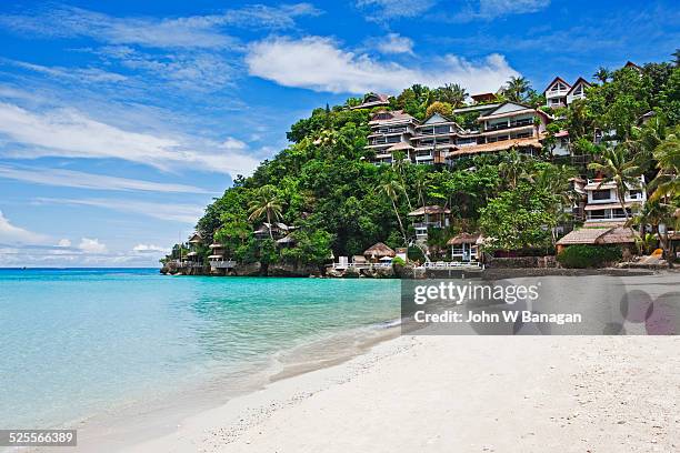 diniwid beach, boracay, phillipines - boracay beach stock pictures, royalty-free photos & images
