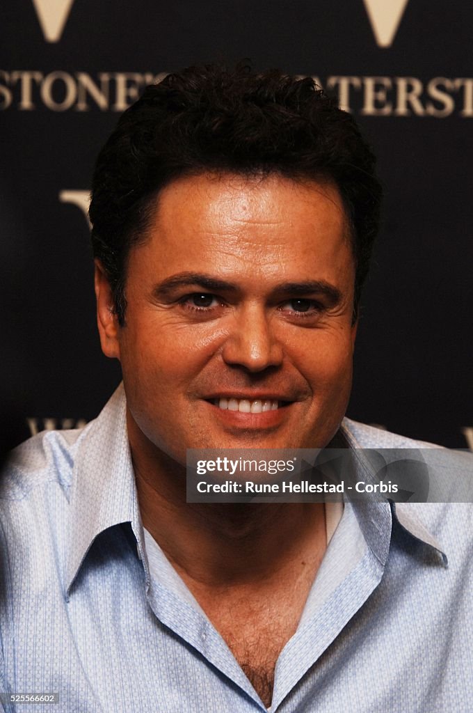 Donny Osmond at Booksigning