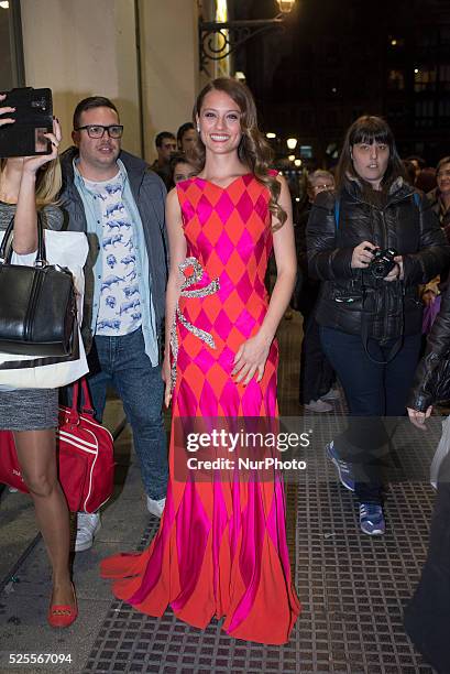 Actress Michelle Jenner attends the Union de actores Awards at La Latina theatre on March 9, 2015 in Madrid, Spain.