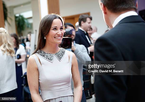 Pippa Middleton attends Disability Snowsport UK ParaSnowBall 2016 sponsored by Crystal Ski Holidays and Salomon, at The Hurlingham Club on April 28,...