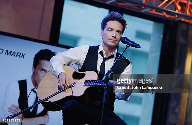Richard Marx performs at AOL Build Speaker Series at AOL Studios In New York on April 28, 2016 in New York City.