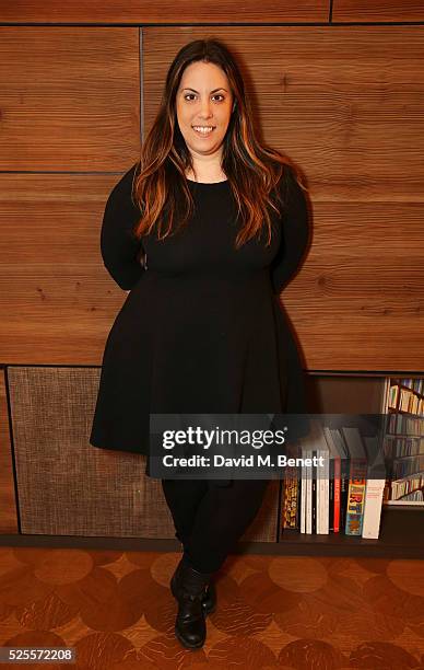 Mary Katrantzou attends the BFC Fashion Trust x Farfetch cocktail reception on April 28, 2016 in London, England.