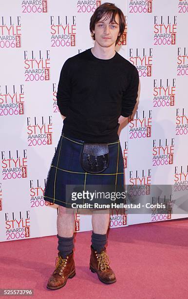 James McAvoy attends The Elle Style Awards at The Atlantis.