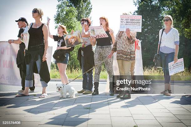 Friday, 10th July 2015, is the fifth day in a row that activists have been demonstrating in front of the Biomedical Primate Research Center against...