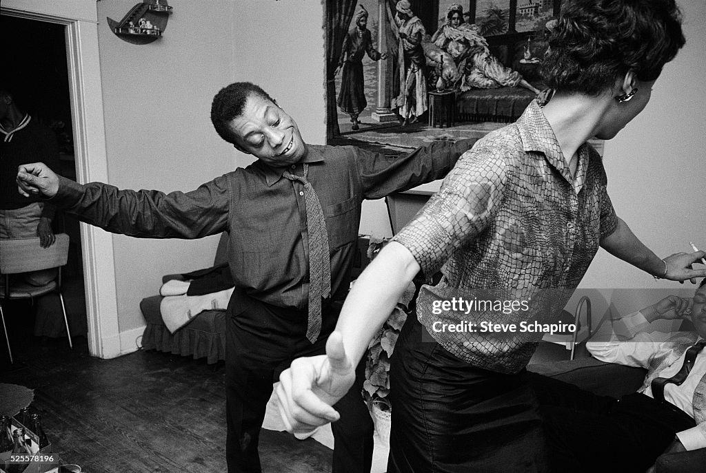 Writer James Baldwin in New Orleans