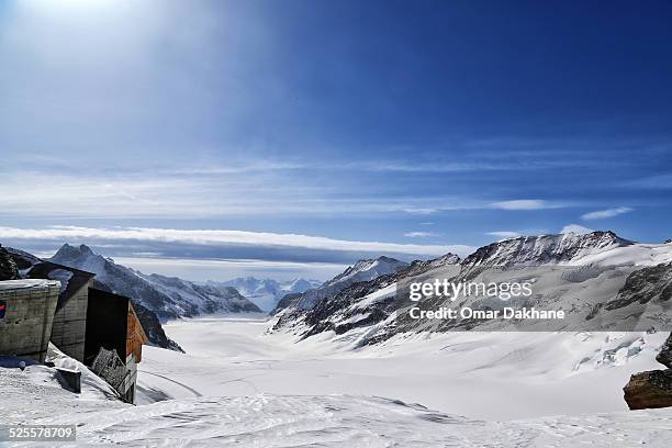 grosser aletschgletscher - berne canton fotografías e imágenes de stock