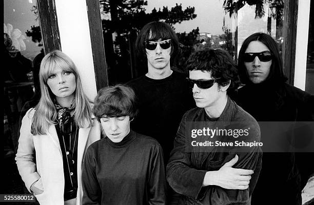 Nico, Maureen Tucker, Sterling Morrison, Lou Reed, and John Cale.