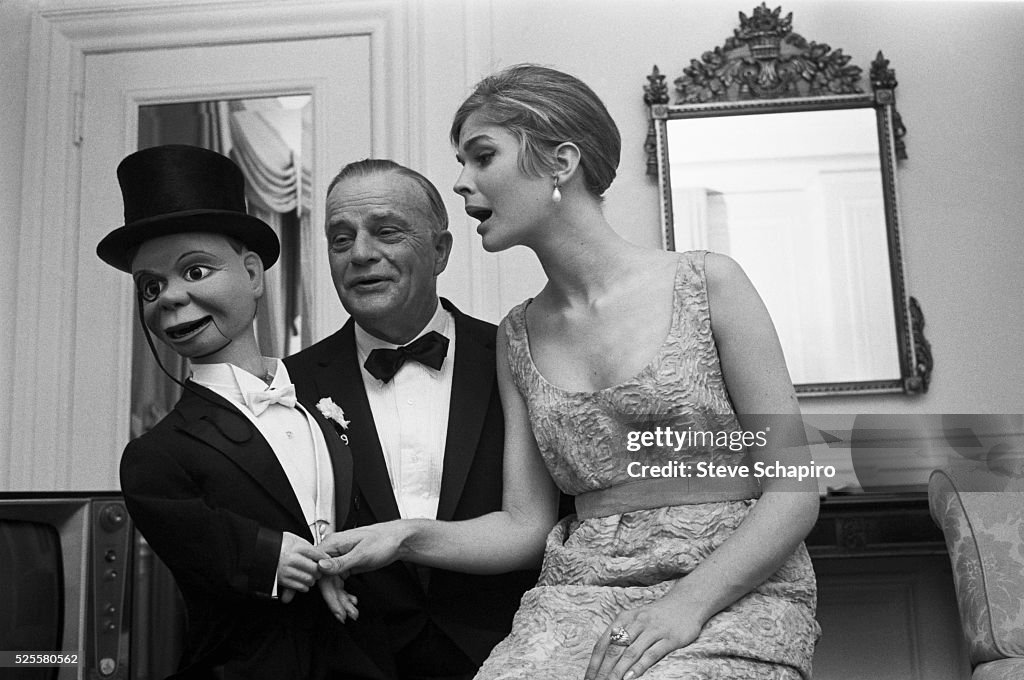Candice Bergen with Father Edgar