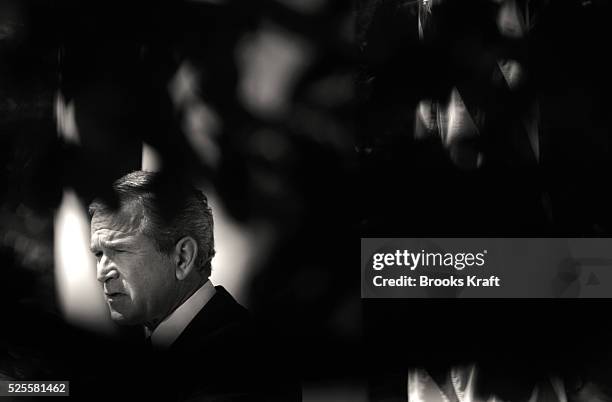 President George W. Bush speaks during a press conference in the Rose Garden of the White House, May 31, 2005. Bush on Tuesday said there were still...