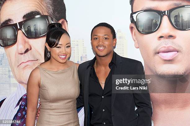 Cymphonique Miller and Romeo Miller attend Tyler Perry's Madea's Witness Protection premiere at the AMC Loews Lincoln Square Cinema in New York City....