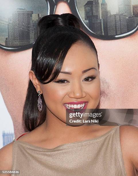 Cymphonique Miller attends Tyler Perry's Madea's Witness Protection premiere at the AMC Loews Lincoln Square Cinema in New York City. �� LAN