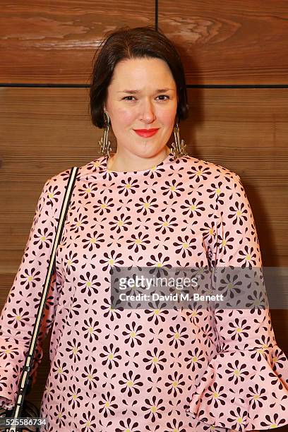 Holly Fulton attends the BFC Fashion Trust x Farfetch cocktail reception on April 28, 2016 in London, England.