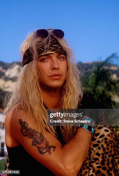 Lead singer of Poison, Bret Michaels.