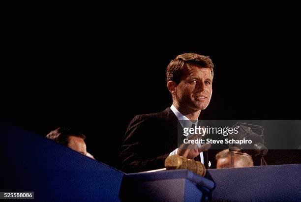 Robert F. Kennedy speaking at the 1964 Democratic Convention