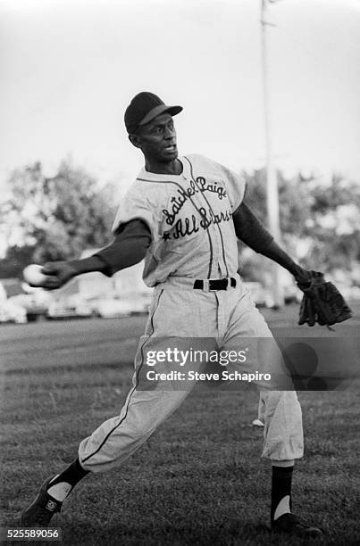 Baseball pitcher Satchel Paige