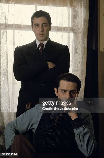 Al Pacino and Robert De Niro in The Godfather: Part II.