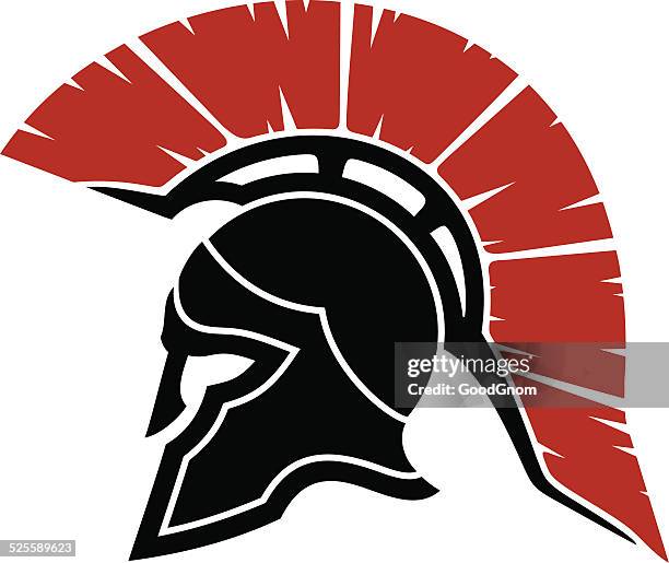 illustrations, cliparts, dessins animés et icônes de casque de spartan - gladiateur