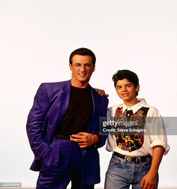 Sylvester and Sage Stallone