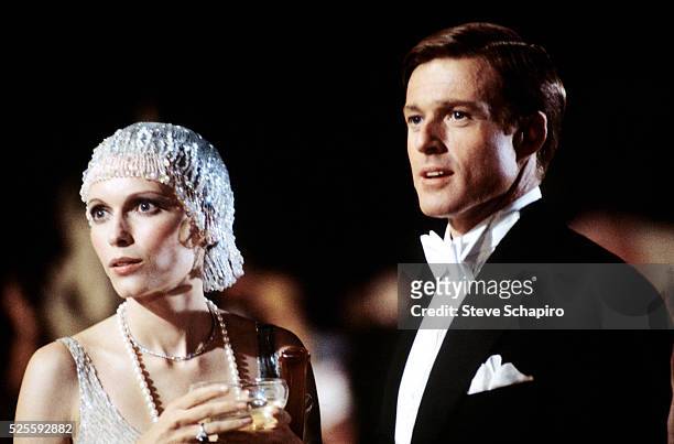 Mia Farrow and Robert Redford in The Great Gatsby