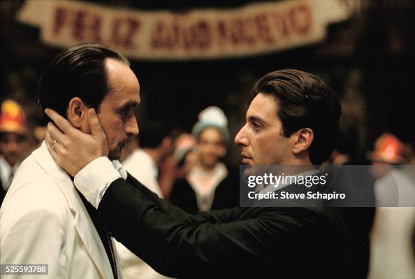 John Cazale and Al Pacino in a scene from The Godfather Part II News