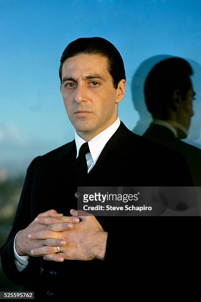 Actor Al Pacino as Michael Corleone in the Godfather part II, 1974.
