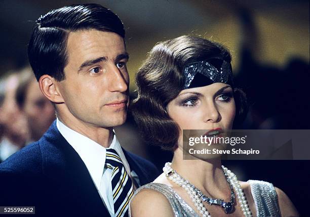 Sam Waterson and Lois Chiles in The Great Gatsby