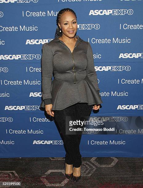Musician Erica Campbell attends the 2016 ASCAP "I Create Music" EXPO on April 28, 2016 in Los Angeles, California.