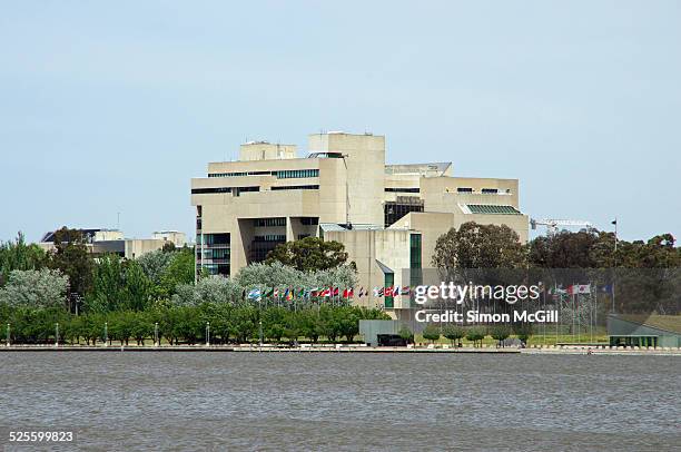 High Court of Australia on the shore of Lake Burley Griffin, Parkes, Canberra, Australian Capital Territory, Australia