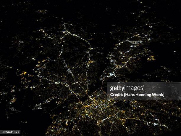 views from an aeroplane window - blackout stock pictures, royalty-free photos & images