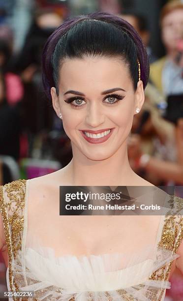 Katy Perry attends the premiere of Katy Perry: Part Of Me 3D at Empire, Leicester Square.