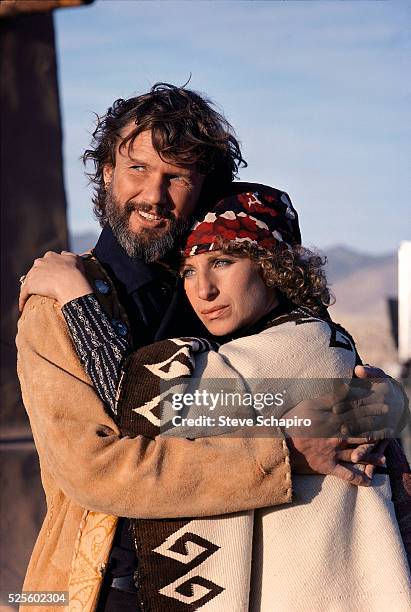 Barbra Streisand and Kris Kristofferson in A Star is Born