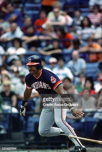 Andre Thornton of the Cleveland Indians bats against the Baltimore News  Photo - Getty Images