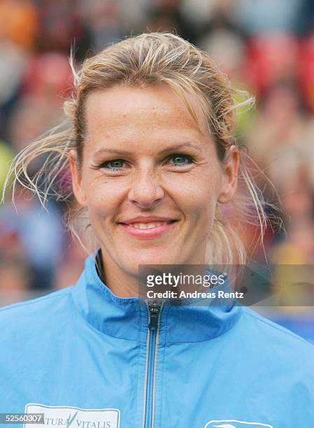 Leichtathletik: Deutsche Meisterschaft 2004, Braunschweig; Weitsprung / Frauen; Susen TIEDTKE / GER 11.07.04.