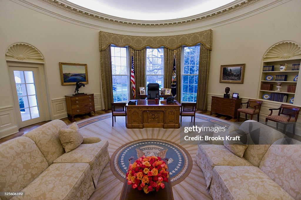 USA - Politics - The Oval Office of the White House