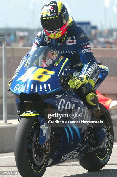 Motorsport / Motorrad: GP von Deutschland 2004, Sachsenring; Moto GP Klasse; Valentino ROSSI / ITA, Fortuna Yamaha 17.07.04.