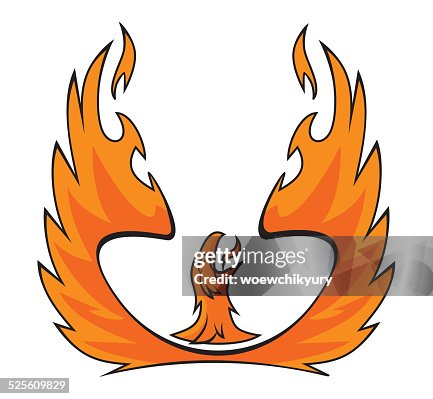 Phoenix vector emblem Phoenix vector emblem