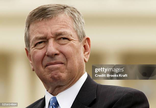 Attorney General John Ashcroft attends the National Peace Officers' Memorial Day ceremony honoring fallen law enforcement officers. National Police...