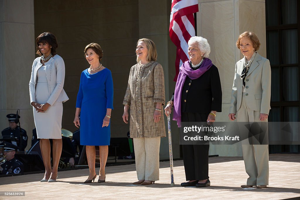 Five Presidents attend the Dedication of the George W Bush Presidential Library and Museum in Dallas