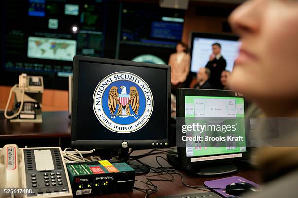 Employees inside the Joint Special Operations Command at National Security Agency in Fort Meade, Maryland.